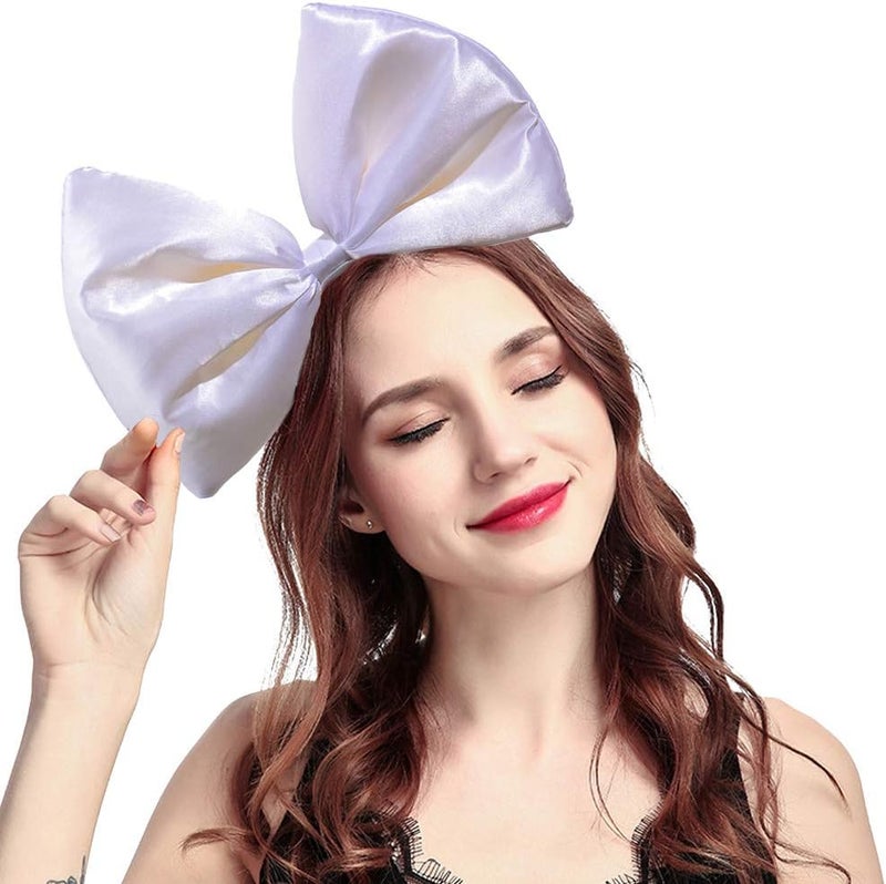 BUTITNOW BUYITNOW Women Huge Bow Headband Cute Bowknot Hair Hoop for Halloween Cosplay - Image 1